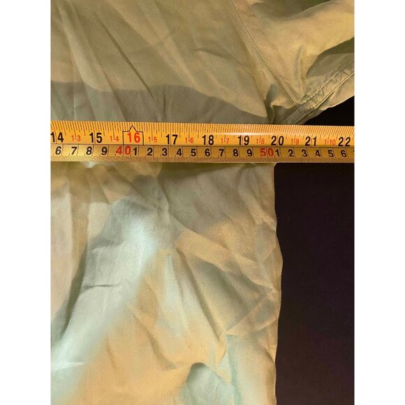 Robert Graham Mens M Green Long Sleeve Button Up Casual Shirt Preppy - Picture 6 of 7